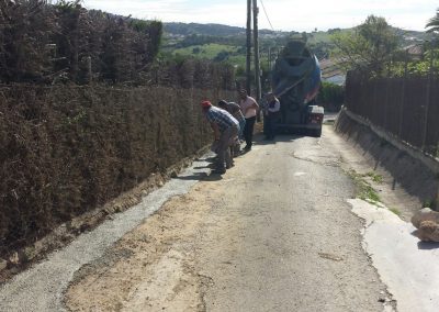 Suministro arreglo caminos en los Pedregales Estepona